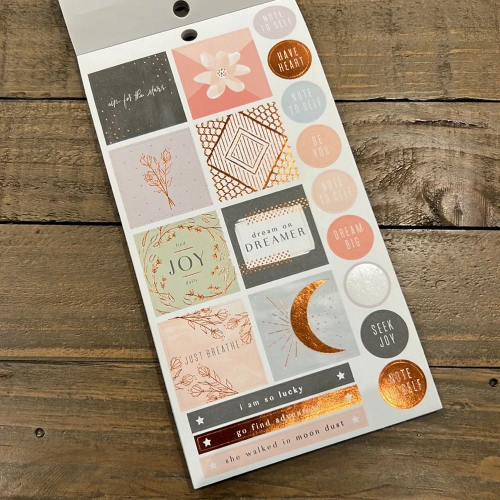 The Happy Planner ‘Free Spirit’ sticker sheets